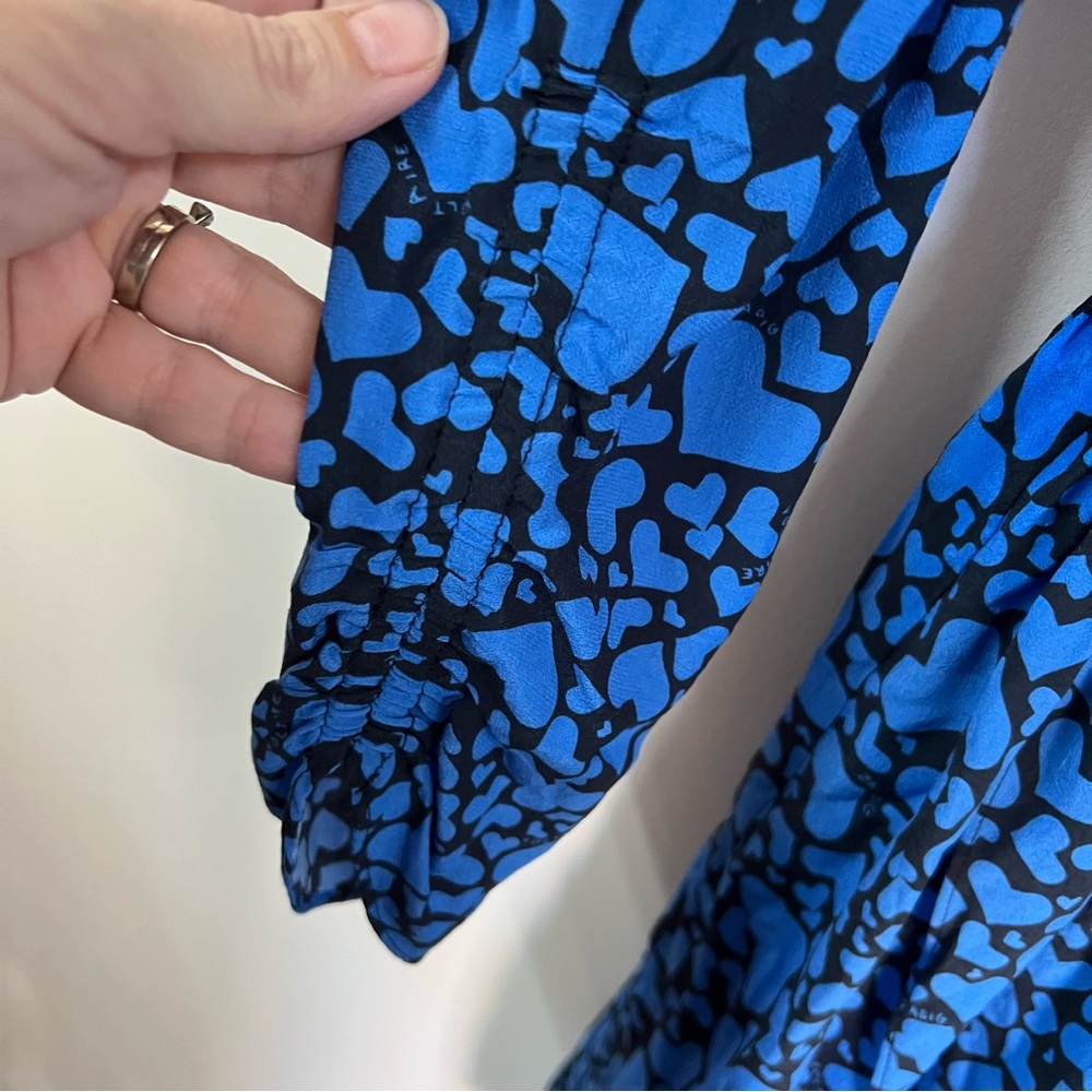 Zadig & Voltaire Reveal Print Coeur Heart Print Mini Dress - Picture 8 of 15